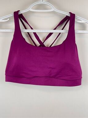 Lululemon Energy Bra Medium Support B–D Cups Chilled Grape Size M
